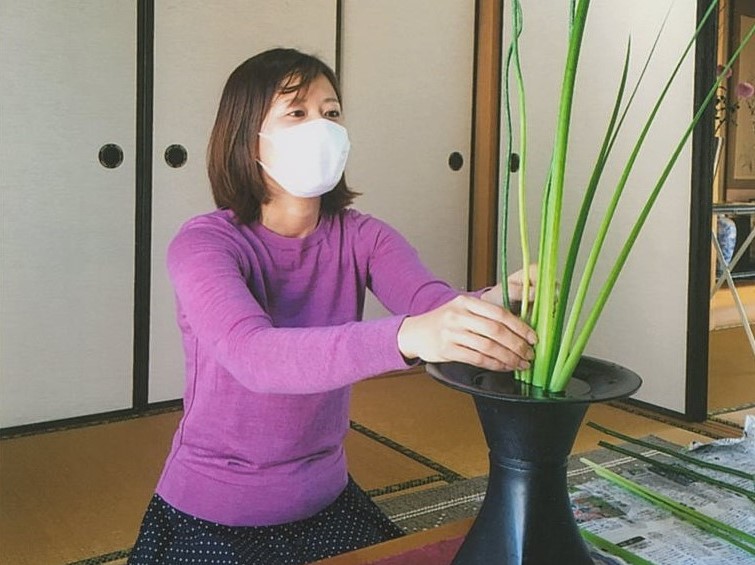 池坊　お華教室　森田富美子