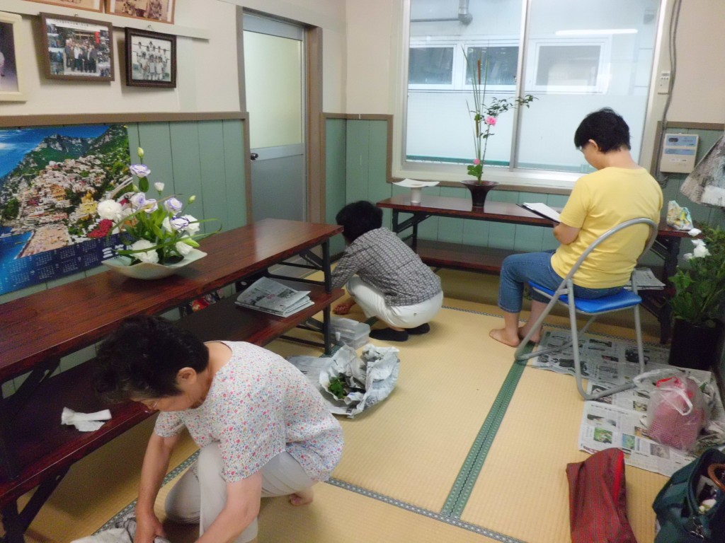 中嶋恵華　池坊華道教室　袋町公民館