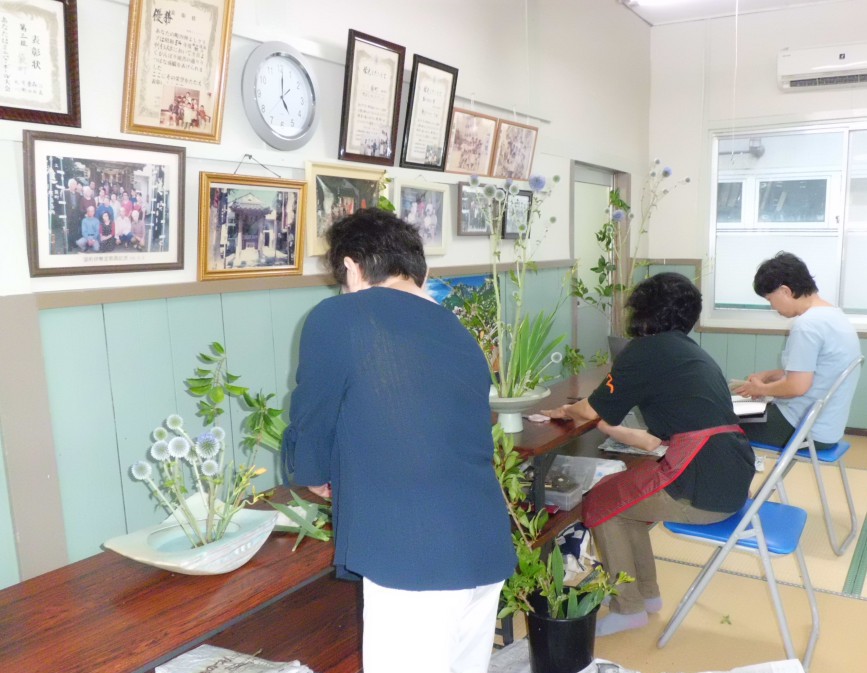 中嶋恵華　池坊華道教室　袋町公民館