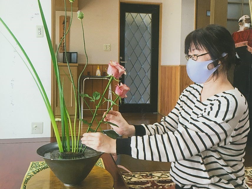 池坊　お華教室　森田富美子