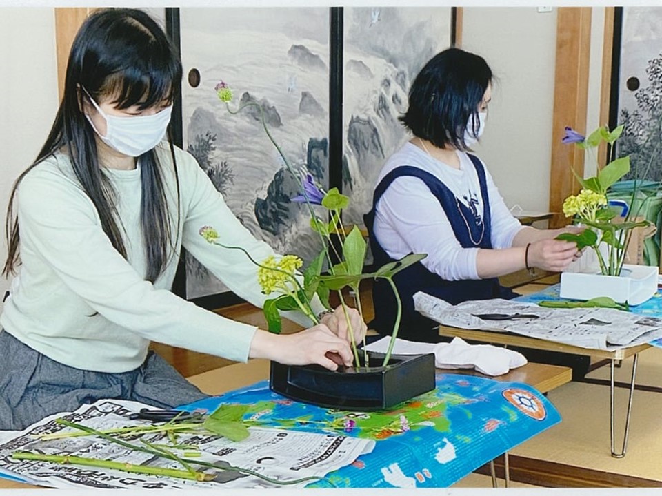 村上三鈴　善光寺いけばな教室