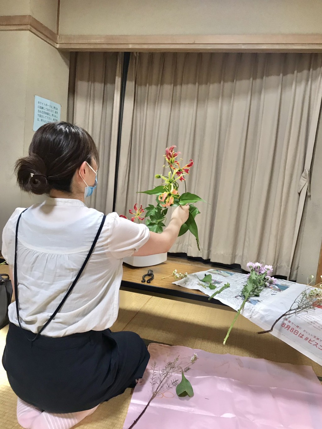 水谷洋樹　池坊いけばな教室 in 春日公民館