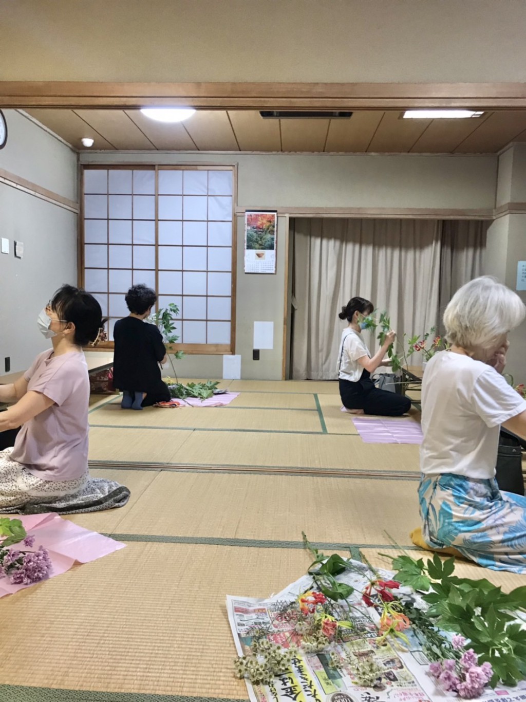 水谷洋樹　池坊いけばな教室 in 春日公民館