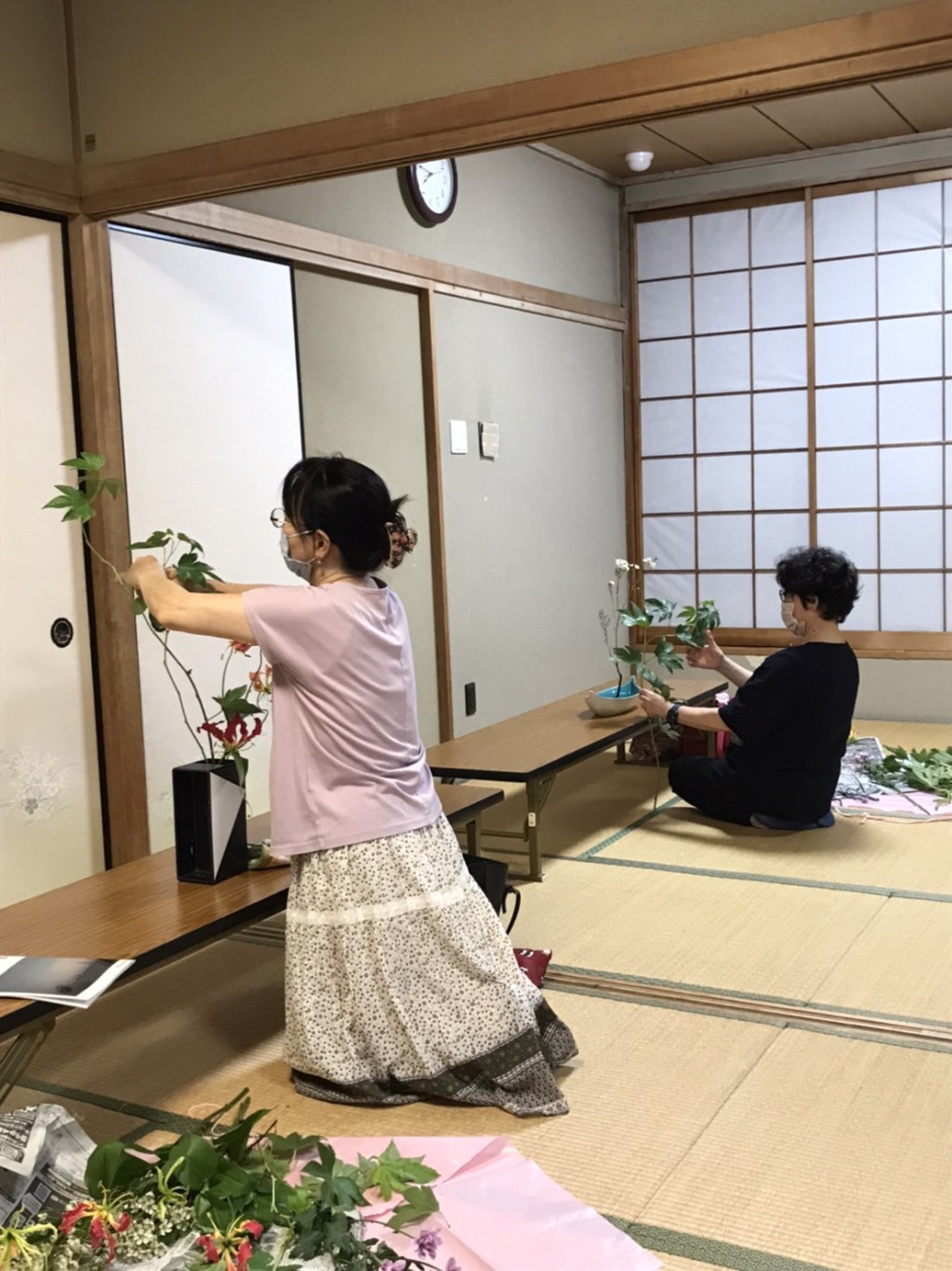 水谷洋樹　池坊いけばな教室 in 春日公民館