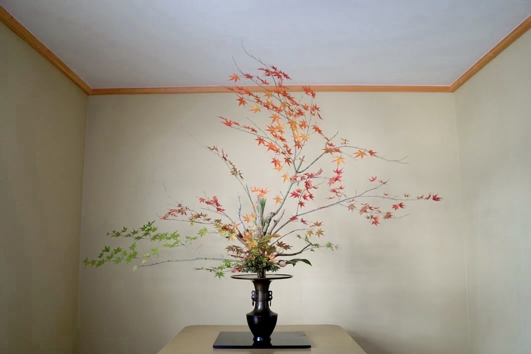 田中伸明いけばな教場 三州雪月花