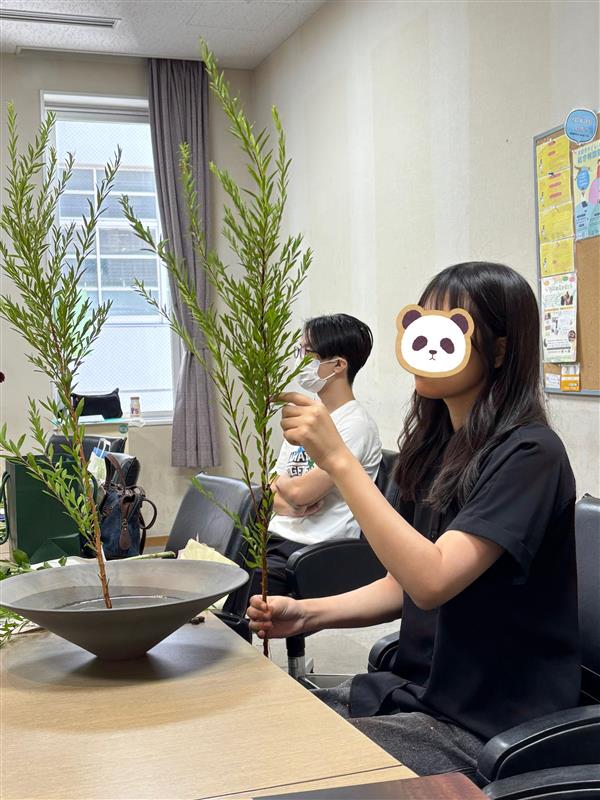 初参加！はじめてのいけばな