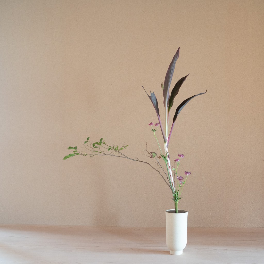 生花正風体
ドラセナ、夏はぜ、アストランティア