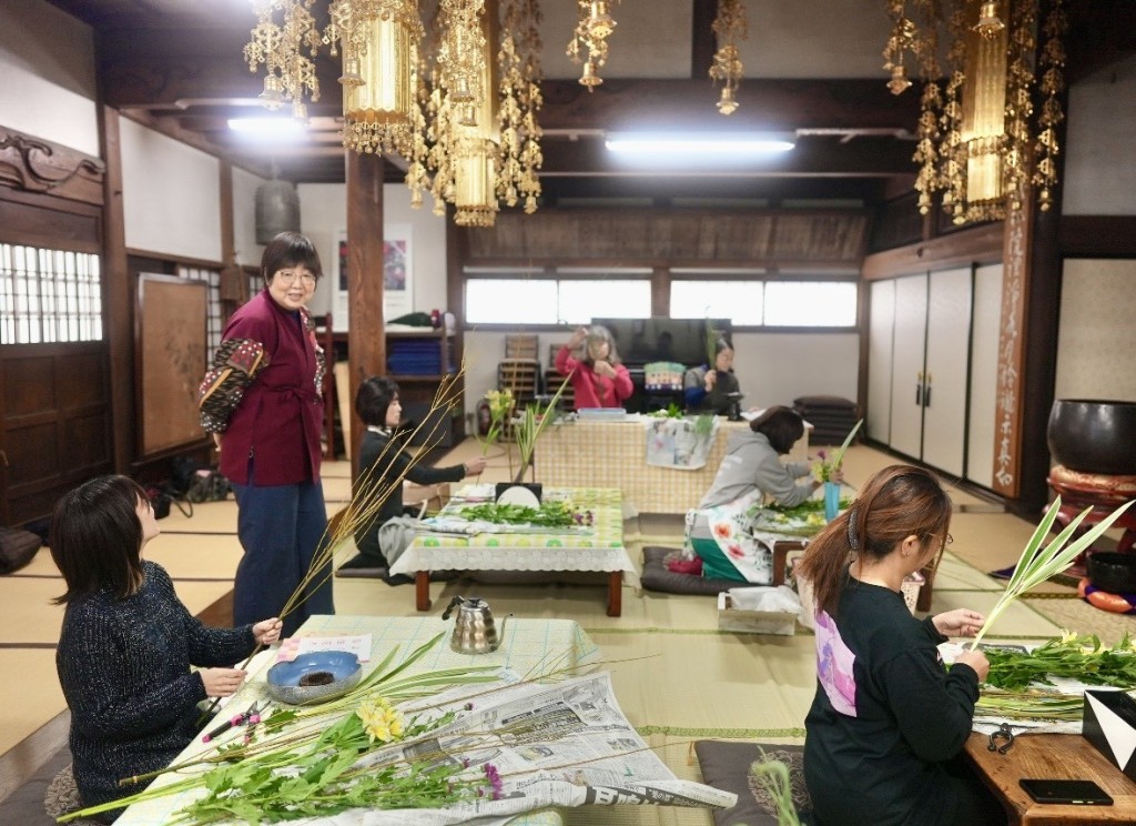 寺子屋さらん　池坊いけばな講座
